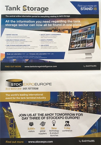 Thermal insulation Bronya at the exhibition "Stoc Expo Europe" 2018 (Ahoy, Rotterdam)