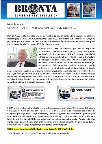 Презентация и образцы Теплоизоляции Броня от турецкого представителя