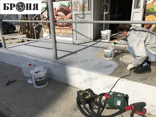 We present you a photo and video report on the thermal insulation of the porch of a shopping house in Zhigulevsk (Samara region). (photos and videos)) 