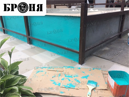 Waterproofing the pool in a private house in the Samara region (photo + video)