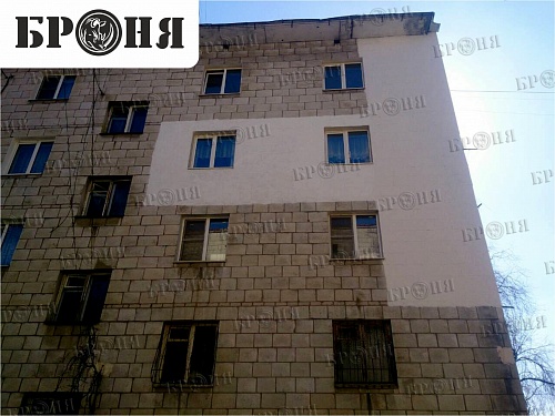 Thermal insulation of the walls of a multi-storey building in Volgograd (photo)