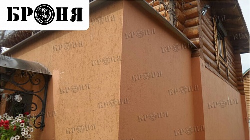 Теплоизоляция Броня Стена при утеплении фасада частного дома в Самарской области (фото+видео)