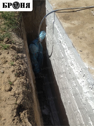 Waterproofing the walls of the basement of a private house in Georgiyevsk (photo + video)