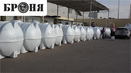 Insulation Bronya on tanks storing water in Saudi Arabia (photo+video)