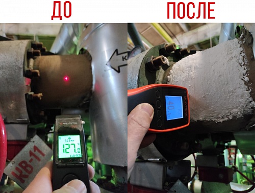 Important! The Act of application with confirmation of thermal conductivity Bronya Classic was received at the PTETs-9 facility, PJSC "T Plus", Perm. (Conclusion)