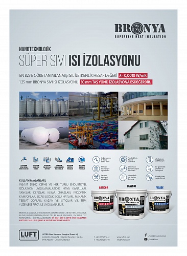 Информационные листовки о Теплоизоляции Броня на турецком языке