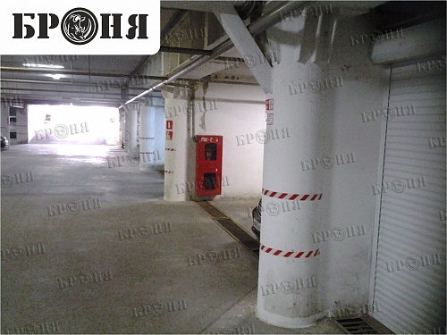 Thermal insulation Bronya while eliminating condensate on the supports of the underground parking in Samara (photo)