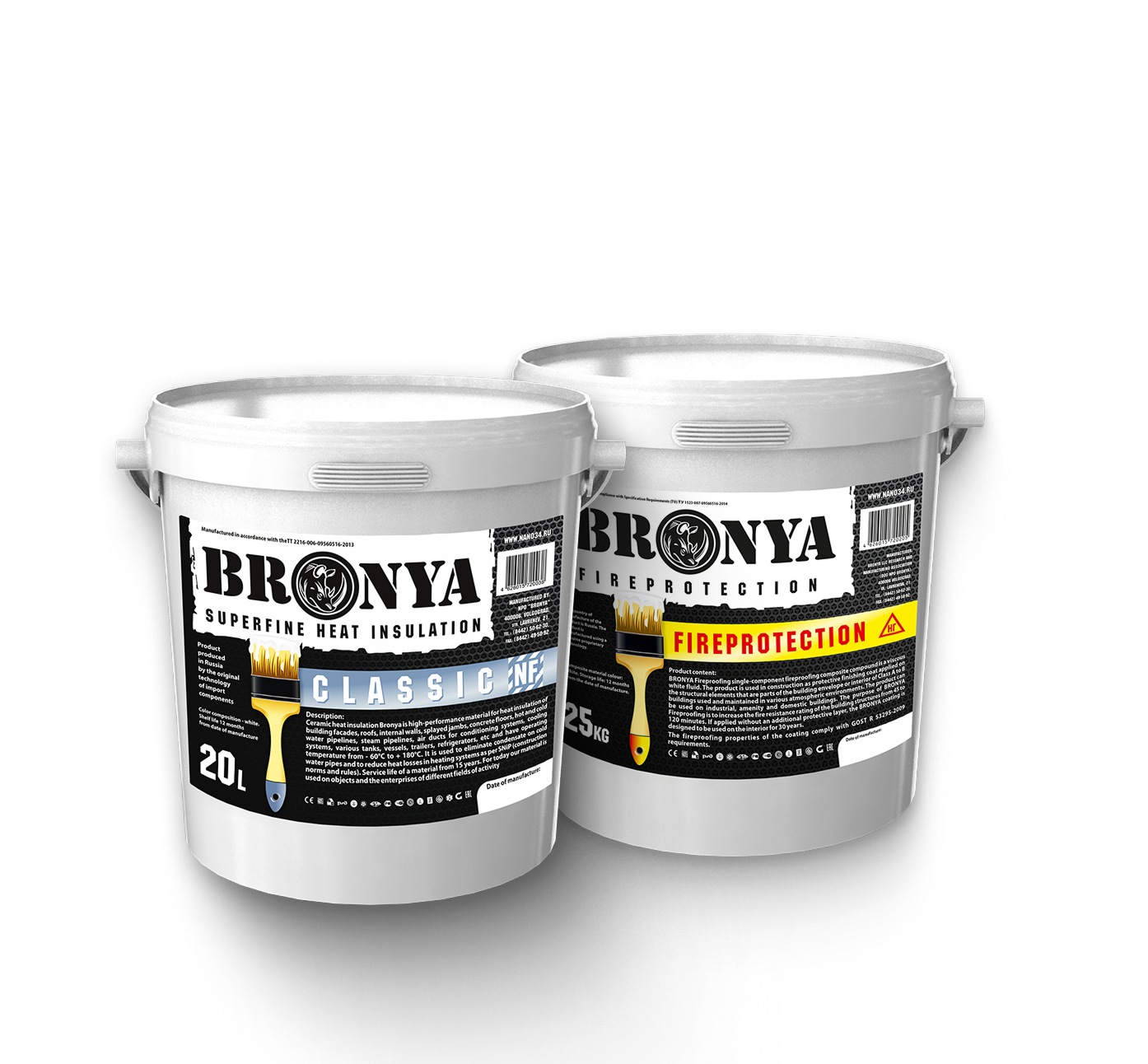 Fire protection (R120) and constructive fire protection (R240)