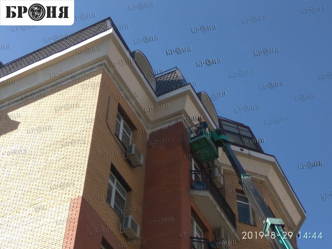 Представляем вам фото отчет о применении “Броня Акваблок” при устранении протечки стен многоэтажного дома. Куркино (Московская область)