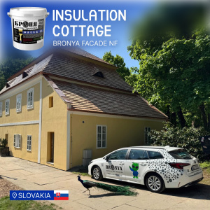 Cottage Thermal Insulation with 'Bronya Facade NF', Bratislava, Slovakia (Photo)