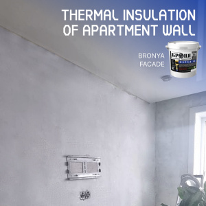Thermal insulation of an apartment wall from the inside with 'Bronya Facade', Blagoveshchensk (photos, video)