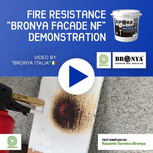New Test from "Bronya Italia": Fire Resistance of "Bronya Facade NF" Coating (Video: Italian audio + Russian subtitles)