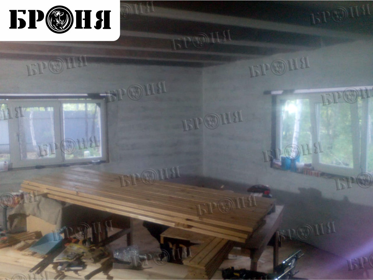 Хабаровск, тепло и гидроизоляция деревянного дома материалами Броня