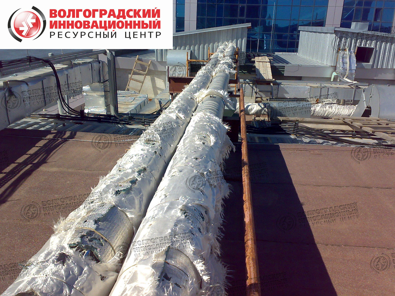 Астрахань Гранд Отель покрытие труб