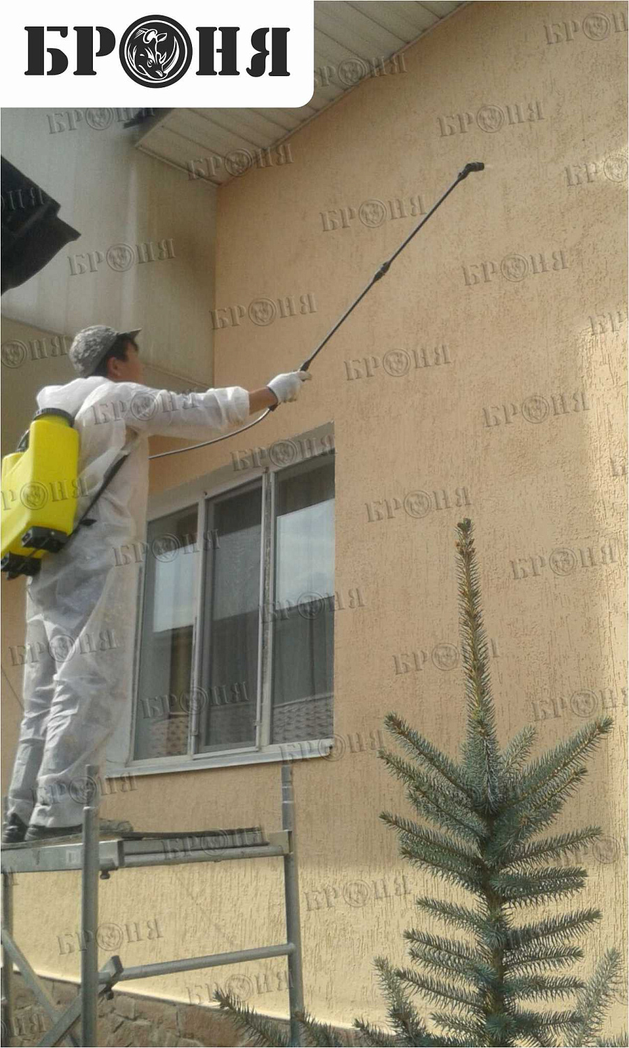 Almaty, Insulation of a Private House, "Bronya Facade" + "Bronya Water Repellent"