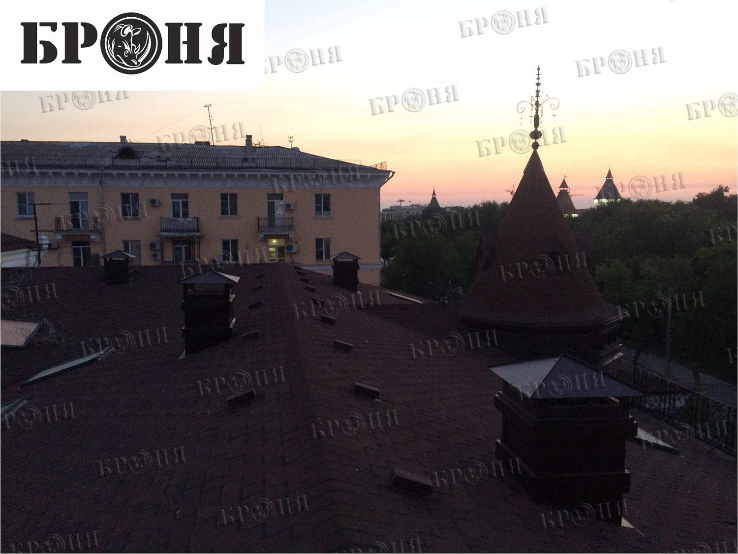 Thermal insulation Bronya on an architecture monument - Bonotel hotel in Astrakhan