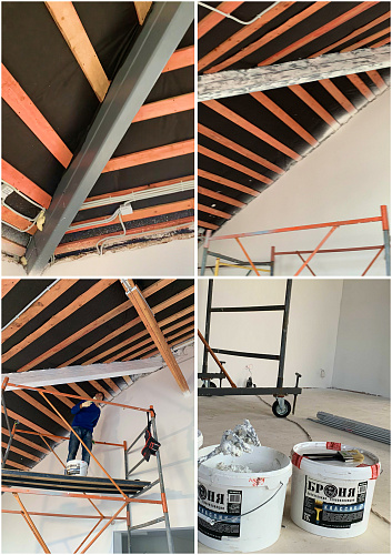 Interior Thermal Insulation of Surfaces and Metal Beams to Prevent Freezing and Condensation in a Private Home in Tolyatti (Photos & Video)