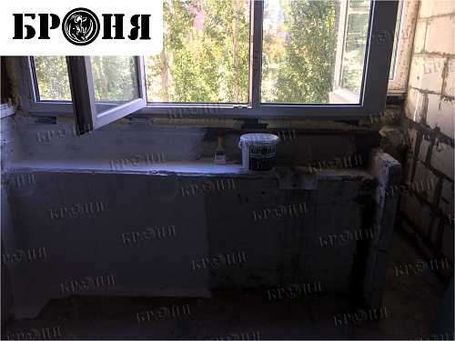 Утепление лоджии Теплоизоляцией Броня Фасад в г. Тольятти (фото и видео)