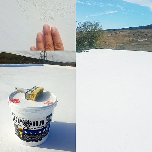 Применение Теплоизоляции Броня Фасад НГ в качестве первого этапа комплексной защиты эксплуатируемой кровли загородного коттеджа материалами Броня, республика Крым (фото и видео)