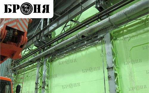 Bronya insulation on building envelope prom-industry OJSC ALROSA (Yakutia)