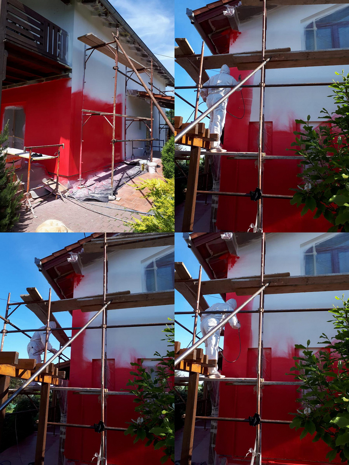 Bronya Facade NF on the facade of a private house in Donji Mikholyac, Croatia