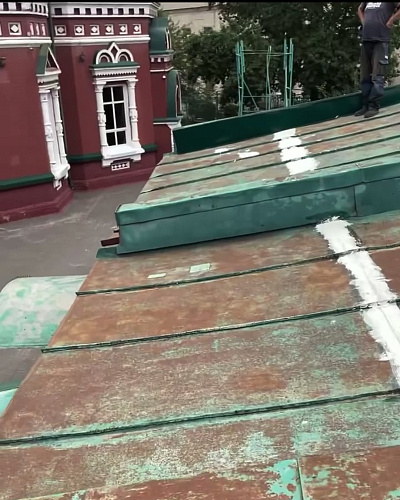 Гидроизоляция кровли Храма Казанской иконы Божией Матери с «Броня Призм» и «Броня АкваБлок Эксперт» в Волгограде! (фото, видео)