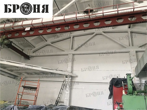 Утепление стен и потолка цеха металлоизделий Теплоизоляцией Броня Стандарт (г. Волгоград)