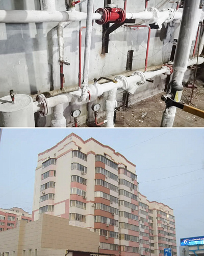 Повышение эффективности теплового узла многоквартирного дома с Броня Классик НГ, г. Благовещенск (фото, видео)