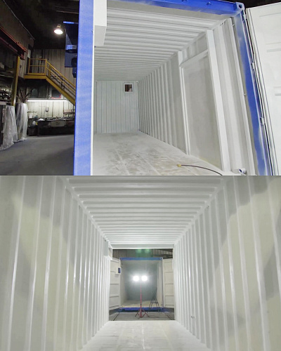 «Броня Классик НГ» в производстве предутеплённых контейнеров компании BluMetric, Канада (фото, видео)