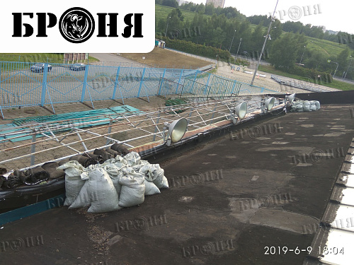 Гидроизоляция Броня АкваБлок на Велотреке СЦП "Крылатское" г. Москва (фото)