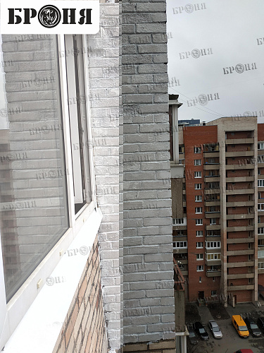 Броня Фасад и Броня Акваблок при утеплении балкона и части фасада квартиры  многоэтажного дома. г. Санкт-Петербург(фото и видео)