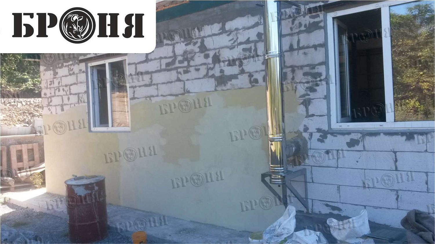 Находка, утепление дома Броня Лайт