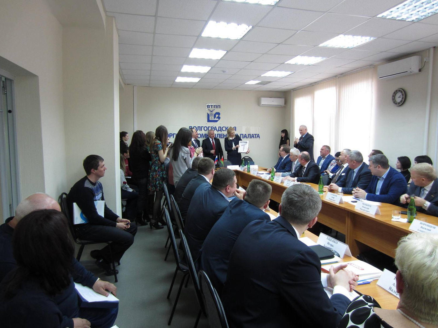 Заседание круглого стола с участием руководителей промышленных предприятий и компаний Витебской и Волгоградской области