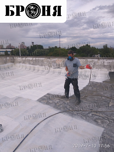 Гидроизоляция Броня АкваБлок на Велотреке СЦП "Крылатское" г. Москва (фото)