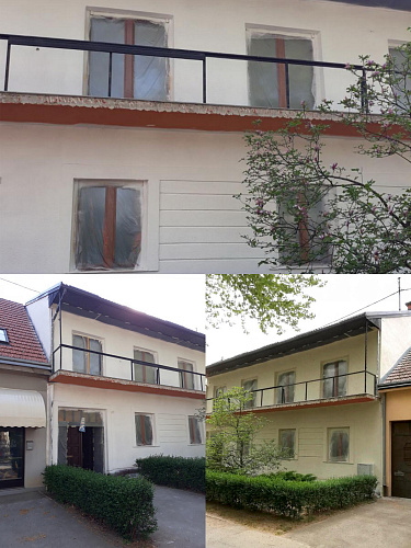 Броня Фасад при теплоизоляции особняка, Хорватия, Карловац (фото)