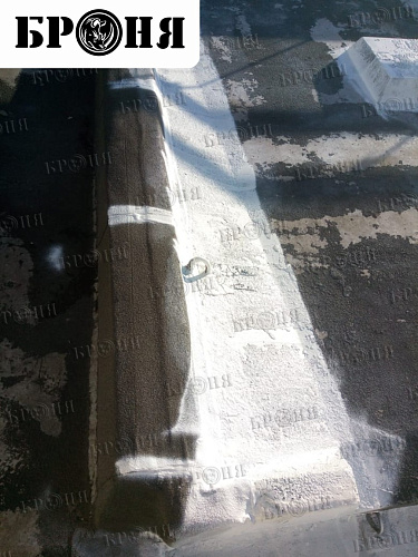 Гидроизоляция Броня АкваБлок при ремонте кровли 2х жилых домов в г. Химки (фото и видео)