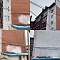 Bronya Facade on the walls of a residential apartment building, Kyshtym, Chelyabinsk region