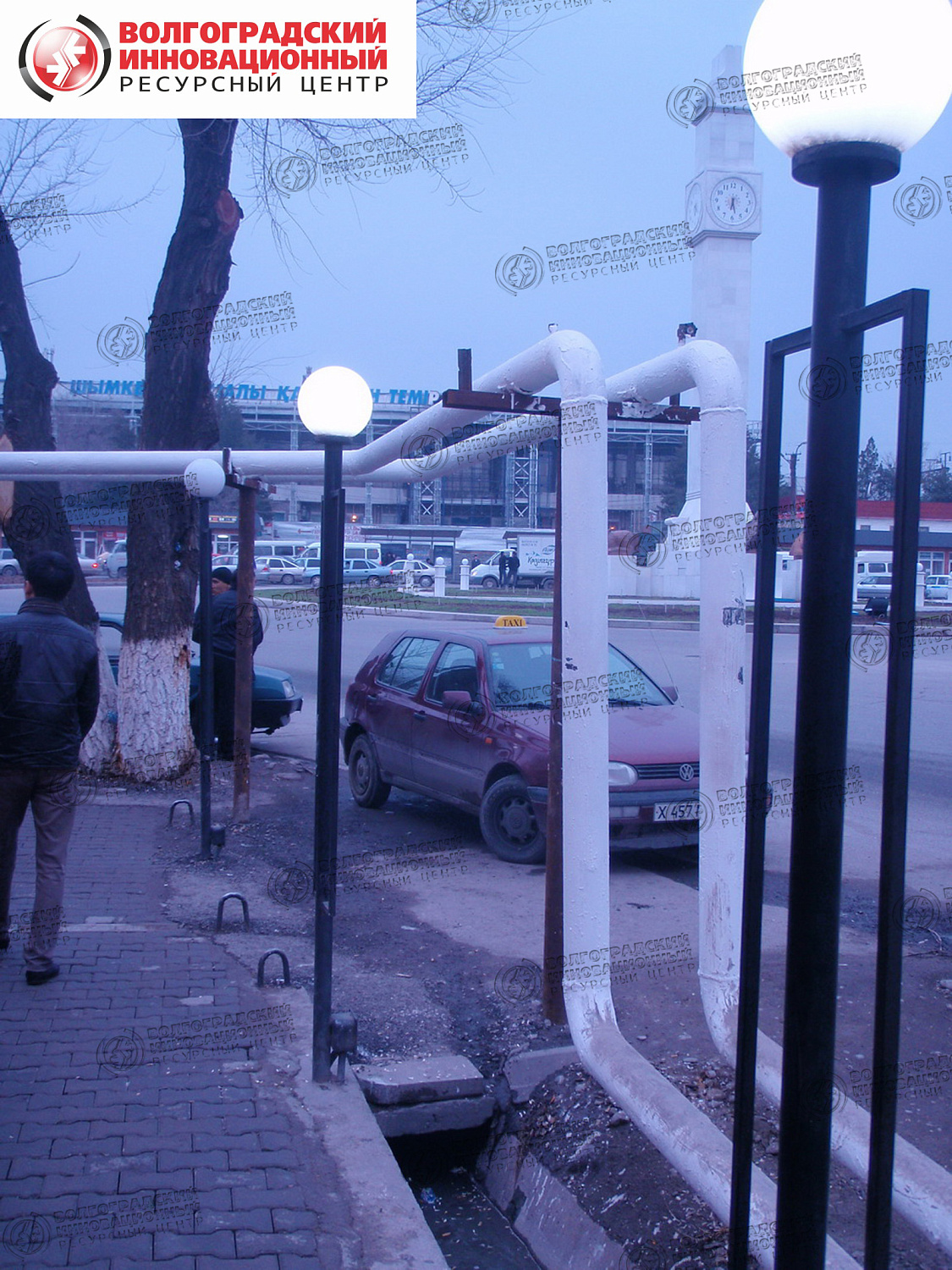 Kazakhstan, Shymkent, "Privokzalnaya" Square