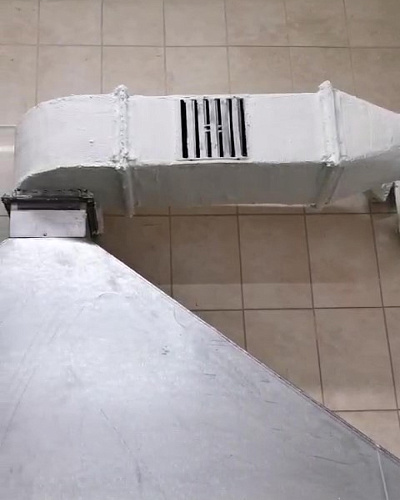 Thermal Insulation of Food Block Ventilation with "Bronya Classic NF", Blagoveshchensk (photos, video)