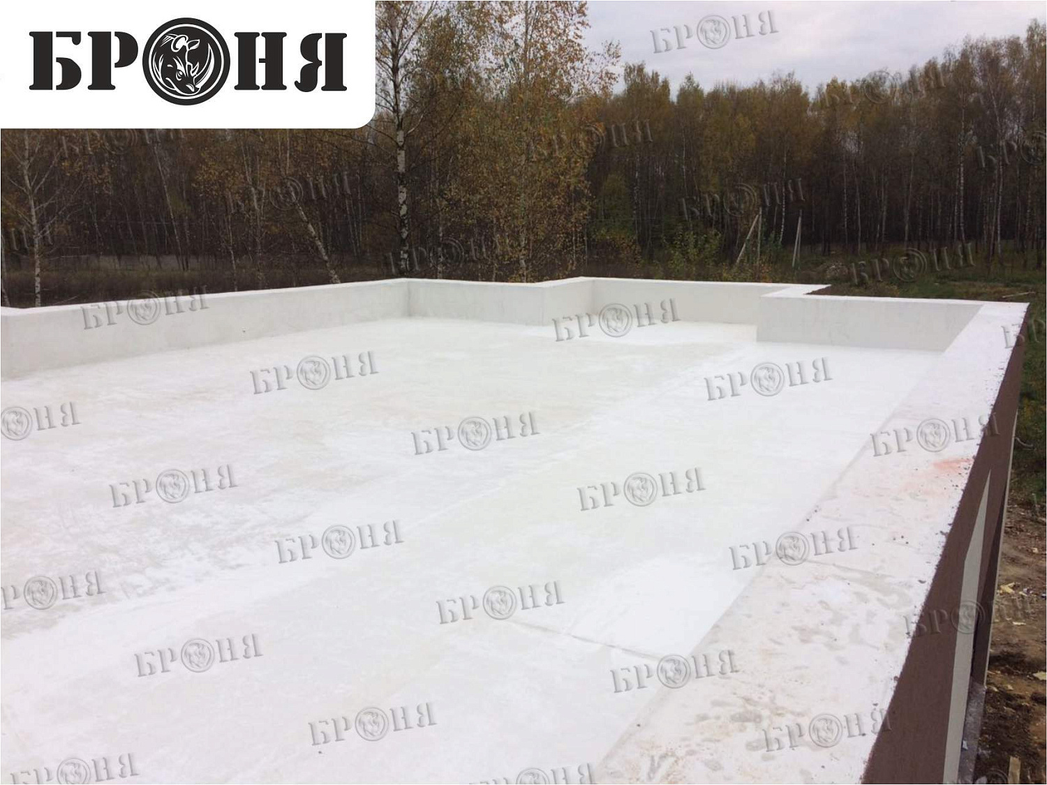 Московская область, Броня АкваБлок крыша здания