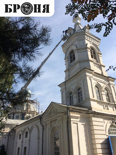 We are pleased to present you a very important and responsible object with the use of Bronya AquaBlock - the Temple of the Venerable Confessor Nikita of Midiki (Volgograd)