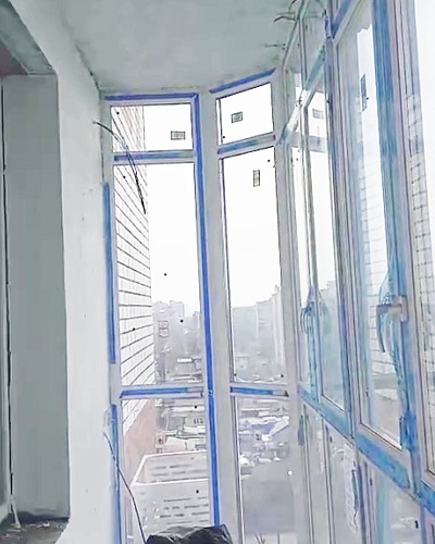 Loggia Insulation with Bronya Facade, Blagoveshchensk (Photos, Video)