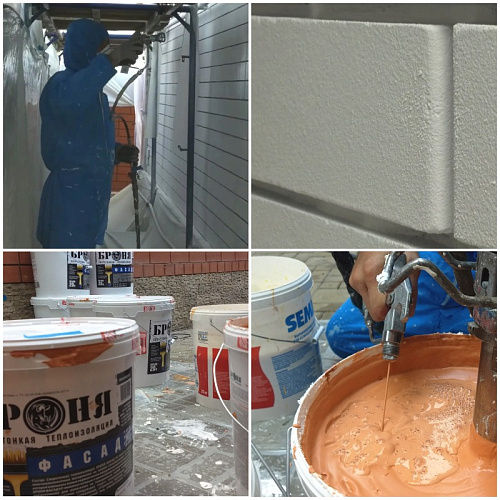 Броня Фасад при теплоизоляции фасада крупного коттеджа в городе Волгограде (фото и видео) 