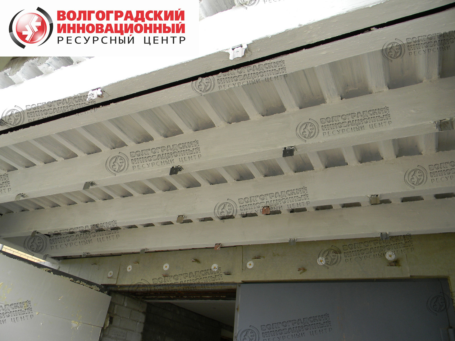 Ярославская обл. пос. Парково покрытие каркаса здания