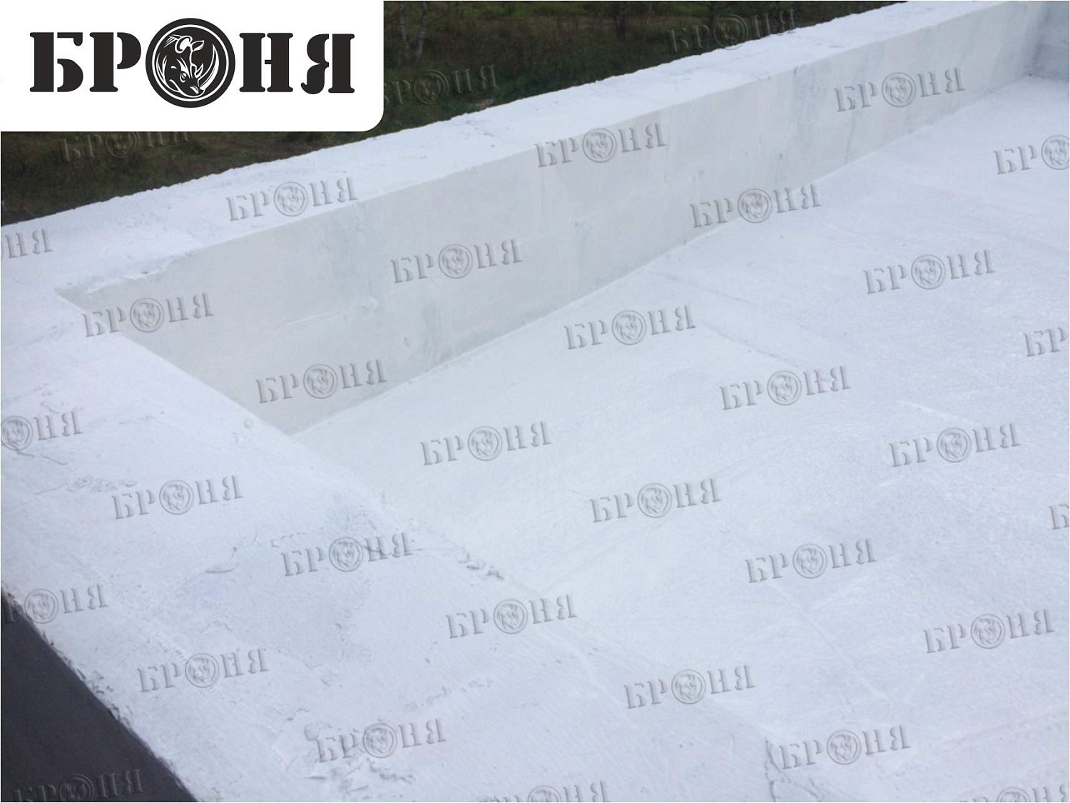 Московская область, Броня АкваБлок крыша здания