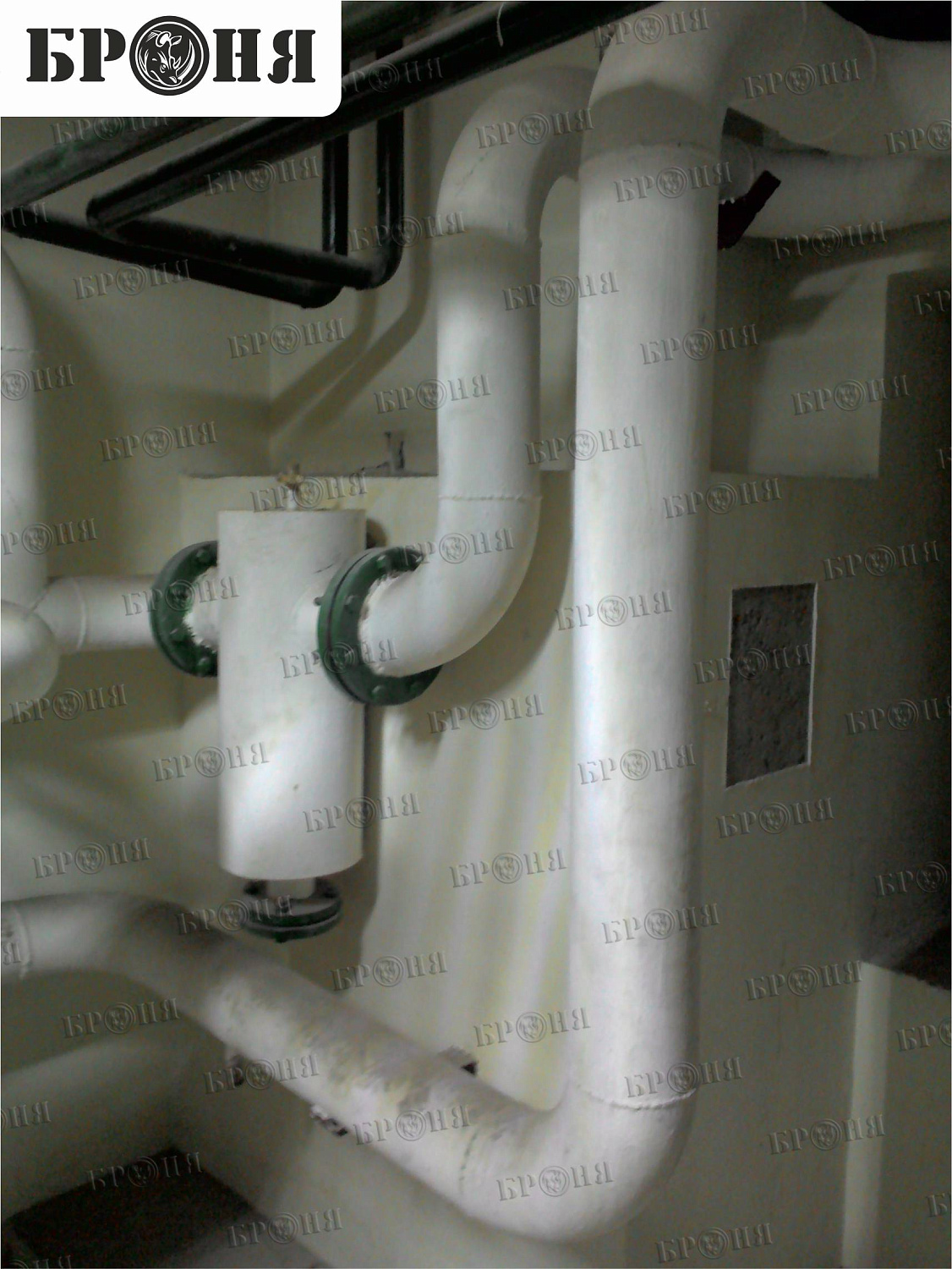 Chita, thermal insulation of heating unit pipelines