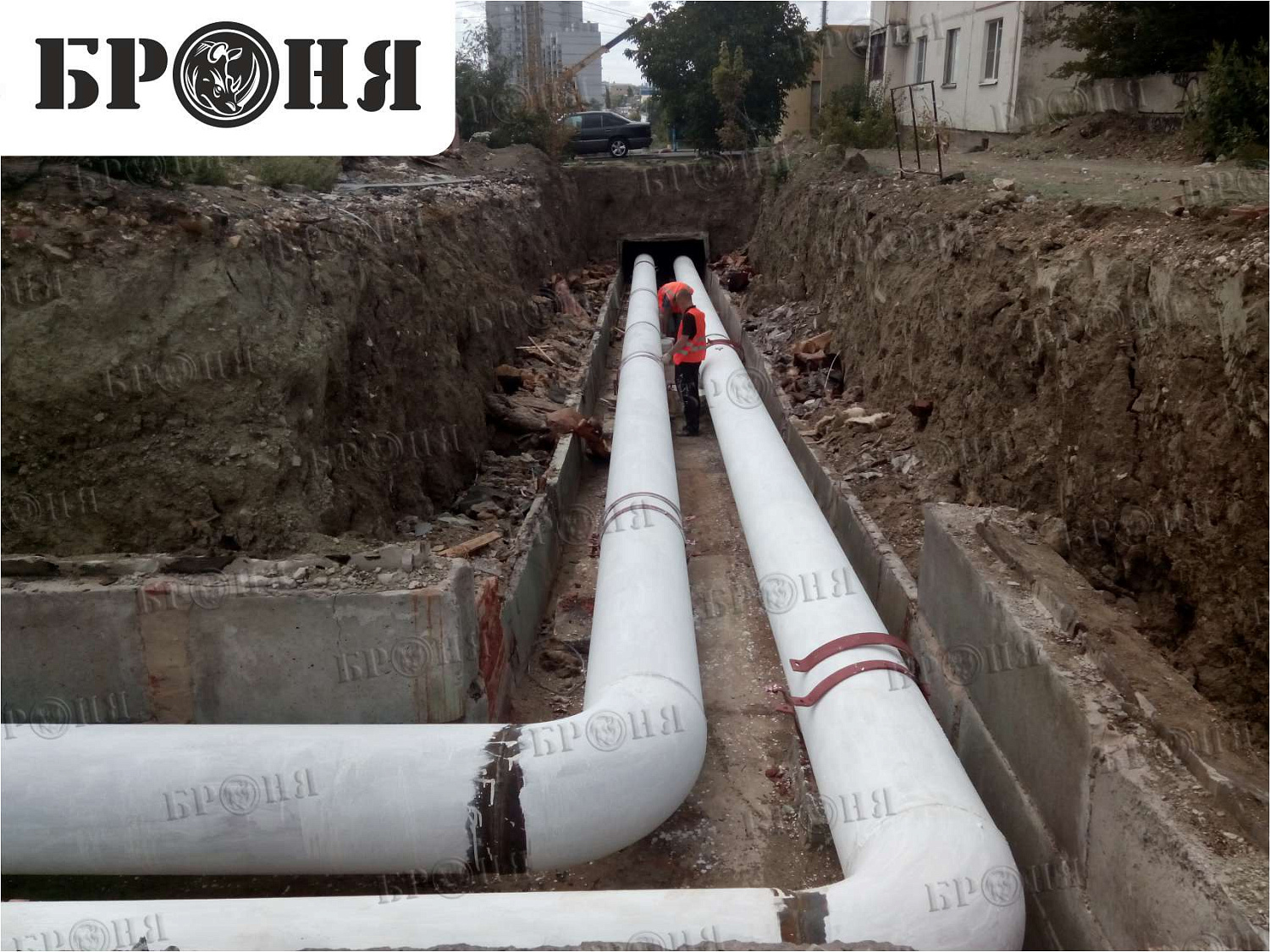 Волгоград, трубы отопления МУП ВКХ