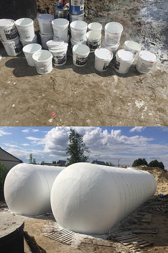 Броня Классик на пожарных резервуарах школы, Тамбовская обл, пос. Умёт (фото+видео)