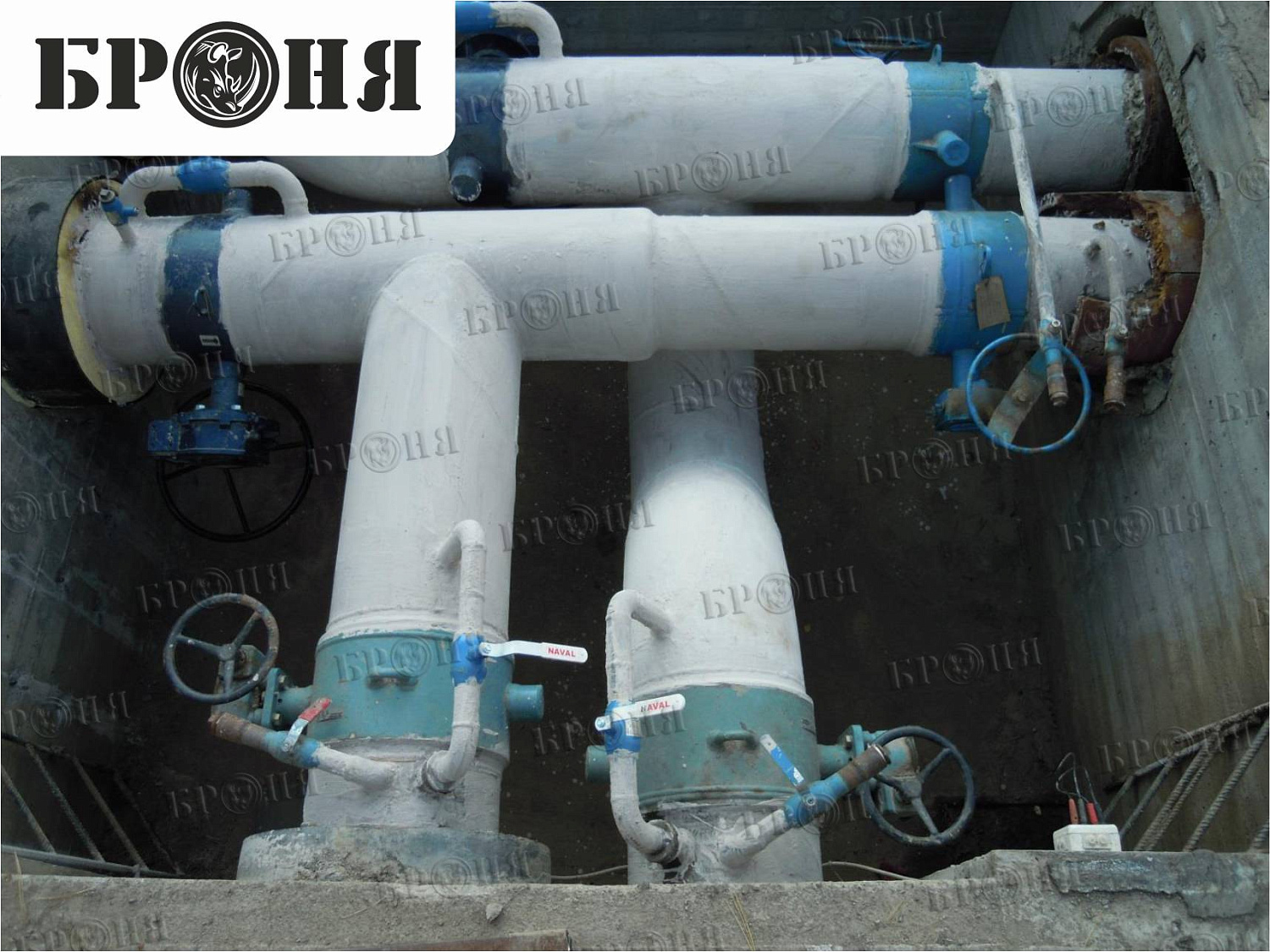 Finland, application on hot water supply pipes