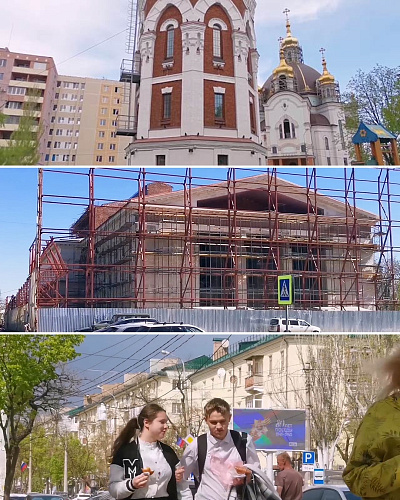 «Мариуполь готов к 9 мая» - Видео из сети с множеством зданий города покрытые «Броня Фасад НГ» (Видео)